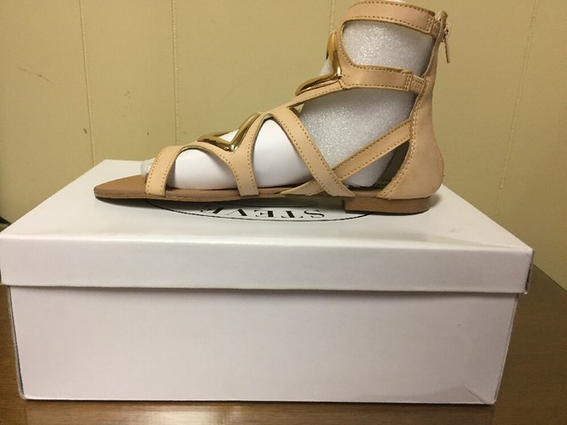 NEW STEVE MADDEN TELLY BONE SANDALS SIZE 8 | eBay