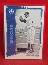 2021 Panini Diamond Kings Baseball Jackie Robinson Artist's Proof #18