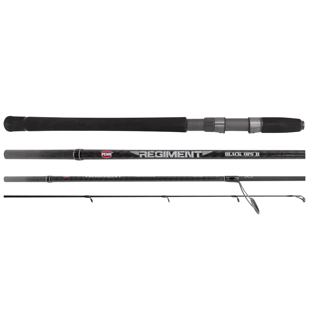 Penn Regiment Black Ops II 7' 2 Piece 2-4 kg Spin Fishing Rod 702L + Warranty
Opens in a new window