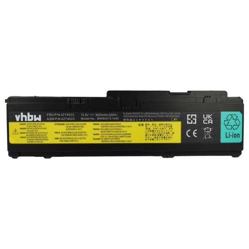 Akku für IBM Lenovo ThinkPad X300 6476 X300 6477 X300 2749 3600mAh - Bild 3 von 9