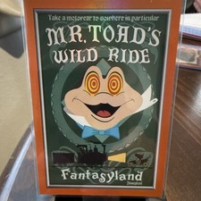 Topps 2025 Disneyland 70 Mr. Toad's Wild Ride Serial #14/25 Card P-3