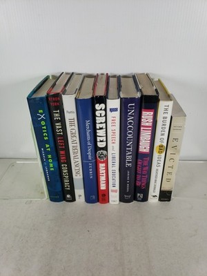 American Politics, Culture, History 1970's thru 2000's (10 Book Lot) Unaccountab