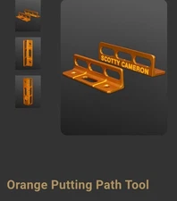 Titleist Scotty Cameron Putting Path Tool Orange Circle T Tour Use Only NEW