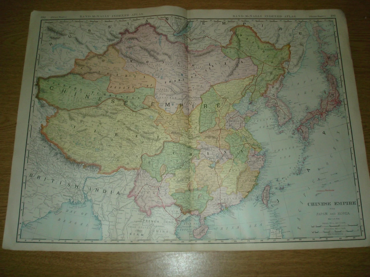 Date Range Antique World Atlas Maps 1910-1919 for sale | eBay