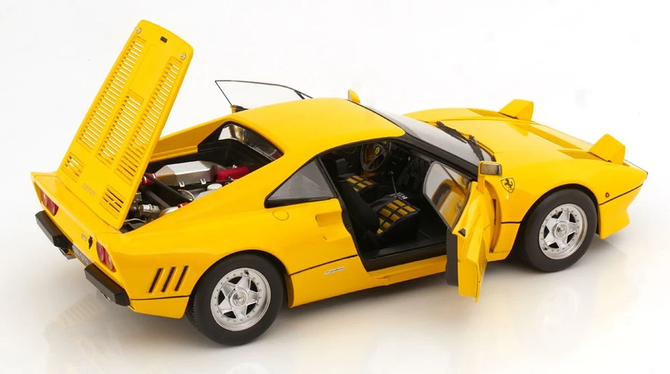 KK Scale 1:12 FERRARI 288 GTO YELLOW 1984 (PORTIERE, COFANO E FANALI APRIBILI) - Immagine 4 di 4