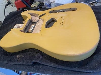 Fender Telecaster Guitar Body Player Series Ash Butterscotch Blonde