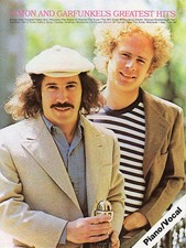 Simon and Garfunkel Greatest Hits for Piano Sheet Music Guitar Chords Song Book