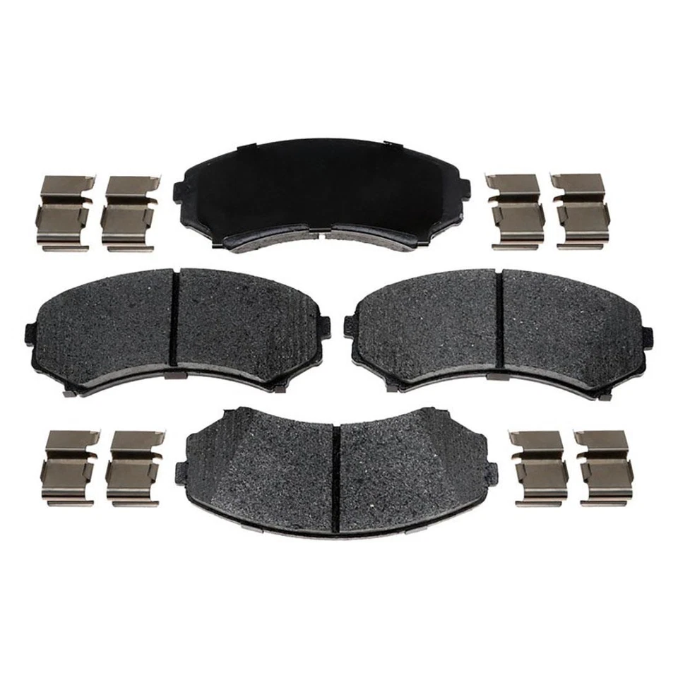 Rotores de freno delanteros traseros y pastillas de freno de cerámica para Mitsubishi Endeavor 2004-2011 Foto 2 de 4