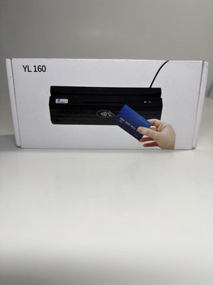 YL160 4-in-1 Multi Magnetic Card Reader EMV/ IC Chip/RFID/PSAM Reader Writer USB