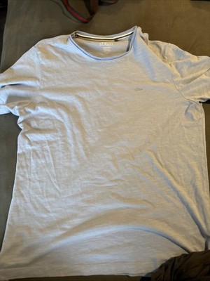 s.Oliver T-Shirt Kurzarm Herren Hell Blau Gr. L Top Zustand