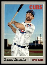 2019 Topps Heritage Daniel Descalso Chicago Cubs #586