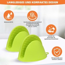 2er-Set Silikon Ofenhandschuhe | Topfhandschu...