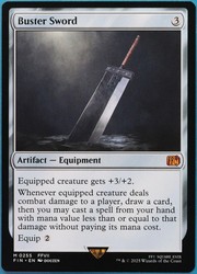 Buster Sword 0255 Mythic Rare Final Fantasy MTG