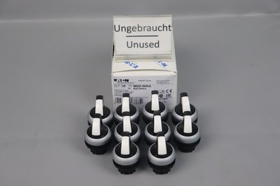 Eaton M22-WRK Wahltaste 216867 Schwarz 2 Stellungen (10 Stück) Unused OVP