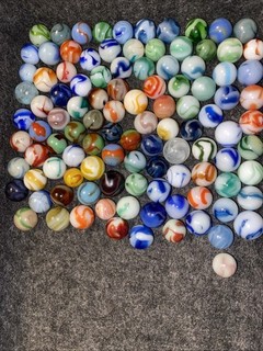 😎106 Vintage Swirl Marbles Heaton CAC Alley Champion More VG NM .53 .68