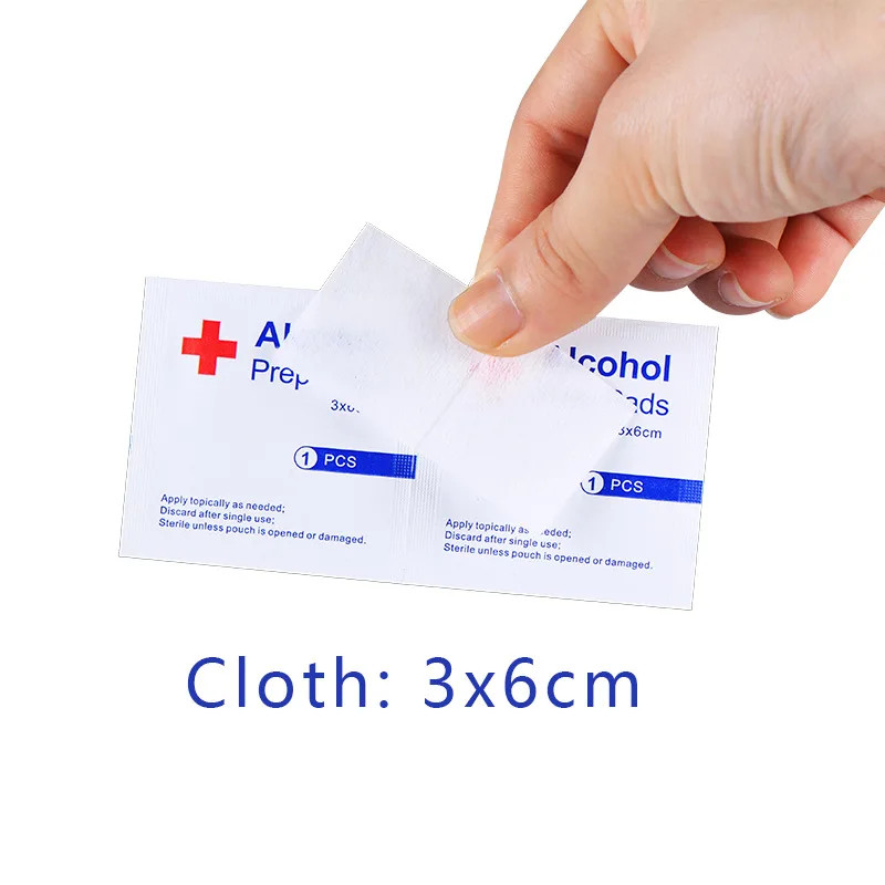 100Pcs 75% Alcohol Sanitizing Wipes Individually Sealed for Disinfecting Cleanin — image 6