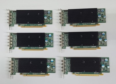 6 x Matrox M9148 (M9148E1024LAF) 1GB DDR2 SDRAM PCI Express x16 Graphics adapter