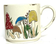Morel Valley Mushroom Ceramic Stoneware Mug Spectrum Designz 17oz Coffee