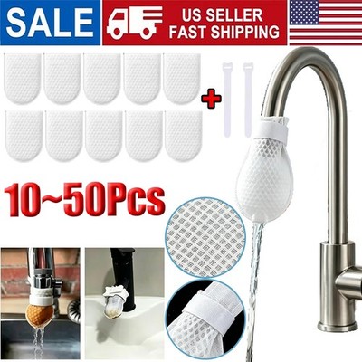 Faucet Filter Cotton Bags,Universal Anti-Splash Water,Remove Limescale Sand Rust