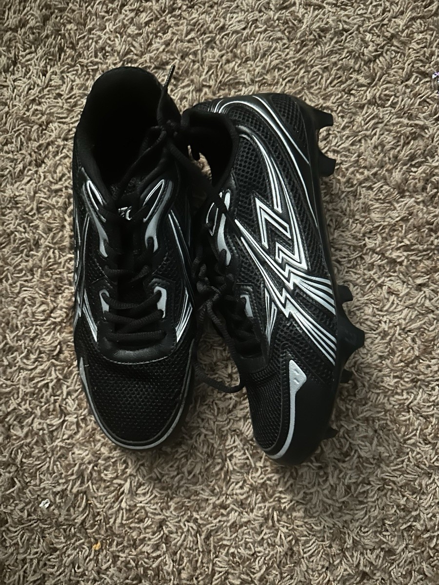 Black And Silver 'ASICS' Enzo Football Cleats 9.5 US Men's | eBay