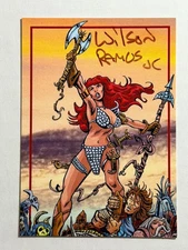 2025 Dynamite Red Sonja Wilson Ramos Jr. Auto Autograph SP #5