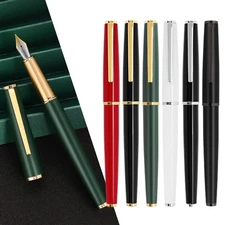 New Jinhao 95 Metal Fountain Pen EF/F/M Nib Writing Office Gift Ink Pen 9f26