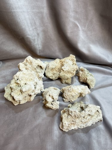 Cured Live Rocks for Salt Water Aquarium Sold In Bundles of 6 or 3 Rocks