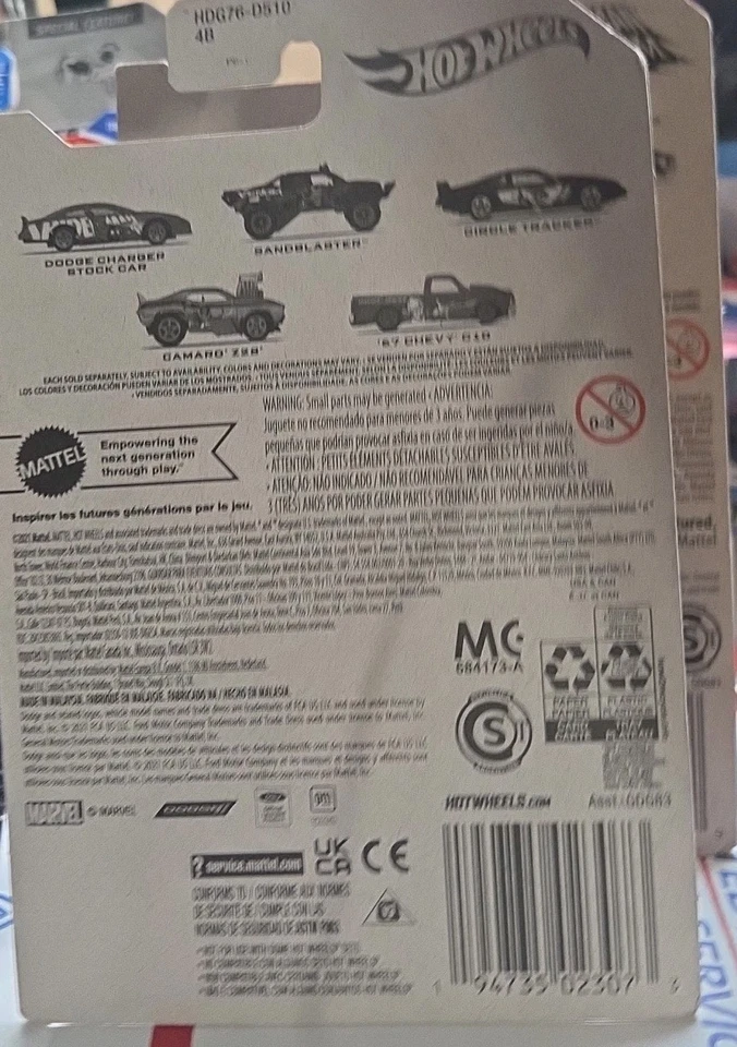 Hot Wheels HFW35-HDG76 Circle Tracker Negro Metálico - Marvel " Spiderman 3/5 Foto 3 de 3