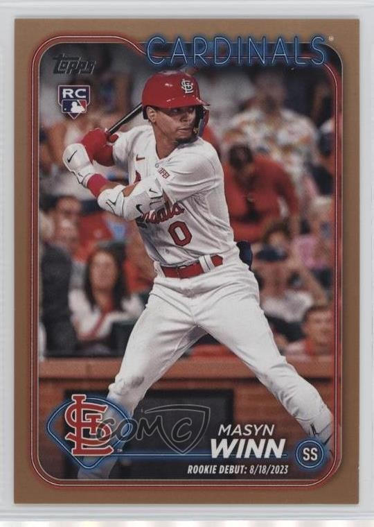 2024 Topps Update Rookie Debut Gold 1834/2024 Masyn Winn #US272 10yf