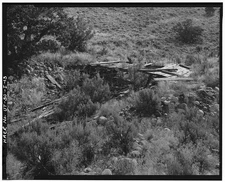 13. VIEW WOOD STRINGER BRIDGE OVER CANAL, LOOKING SOUTHEAST - Irrigation Canals