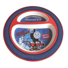 Thomas The Train Child Divided Plate "I Spent A Day Out With Thomas" 8" Melamine