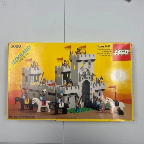 Vtg 1984 LEGO 6080 King's Castle 100% Complete w/ Box & Instructions