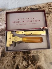 RASOIO INIETTORE SCHICK EVERSHARP VINTAGE ANNI 50 CIRCA CON LAME INIETTORI IN SCATOLA ORIGINALE