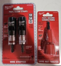 Milwaukee 48-32-6405 2-Piece Solid AWG Wire Stripper  48-32-6400 twister