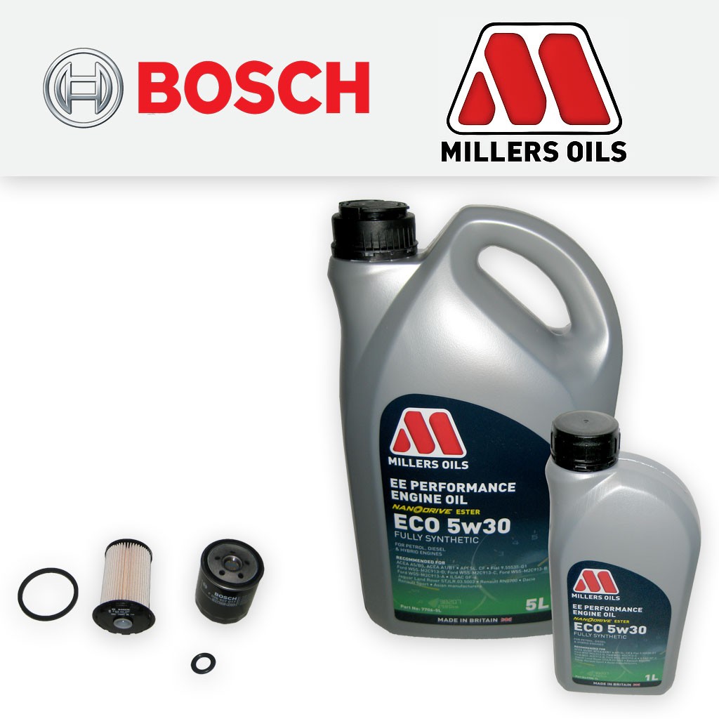 SERVICE KIT for FORD MONDEO MK4 1.8 TDCI OIL FUEL FILTERS +5w30 EE OIL 2007-2010