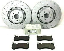 2014-2021 Mercedes-BENZ S63 & S65 AMG Front Brake Pads & Rotors Set Genuine