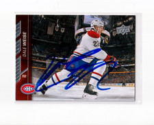 DALE WEISE autographed SIGNED '15/16 MONTREAL CANADIENS 