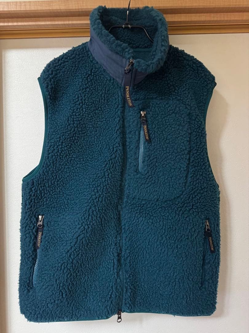 Pendleton Boa Vest Warm Fleece Mens Womens Size Medium
