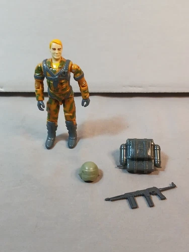 1990 Vintage G.I. GI Joe Lot 3.75 ARAH Freefall Figure Accessories Near Complete