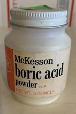 Vintage McKesson Boric Acid Bottle