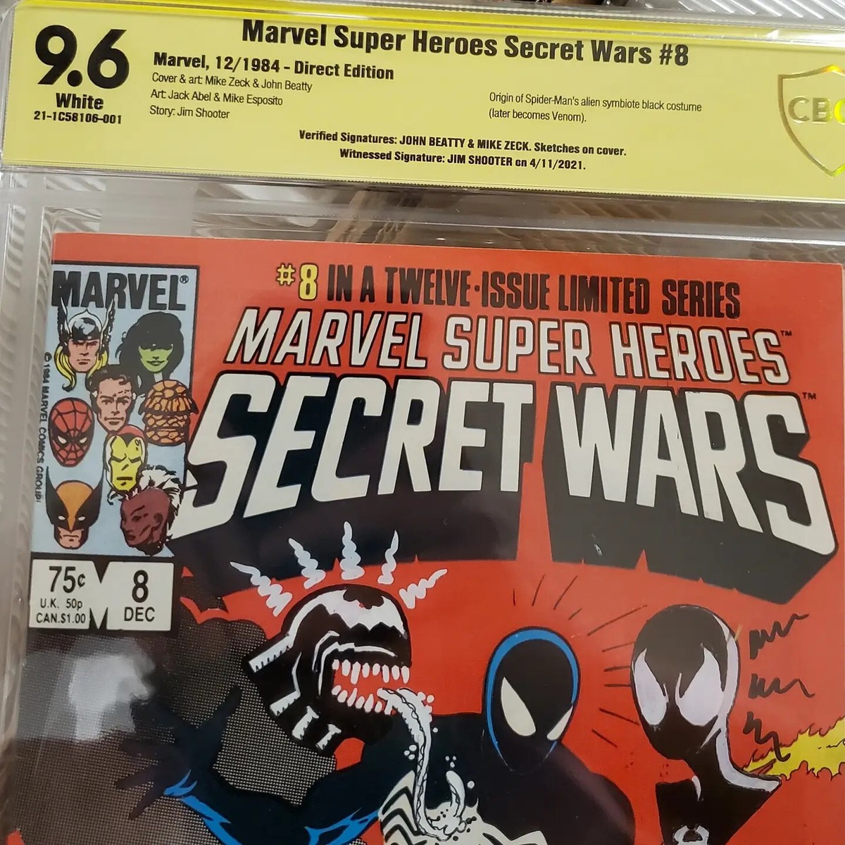 Secret Wars 8 アメコミ Marvel Super Heroes Secret Wars - #8 Graded 9.8 - Austin