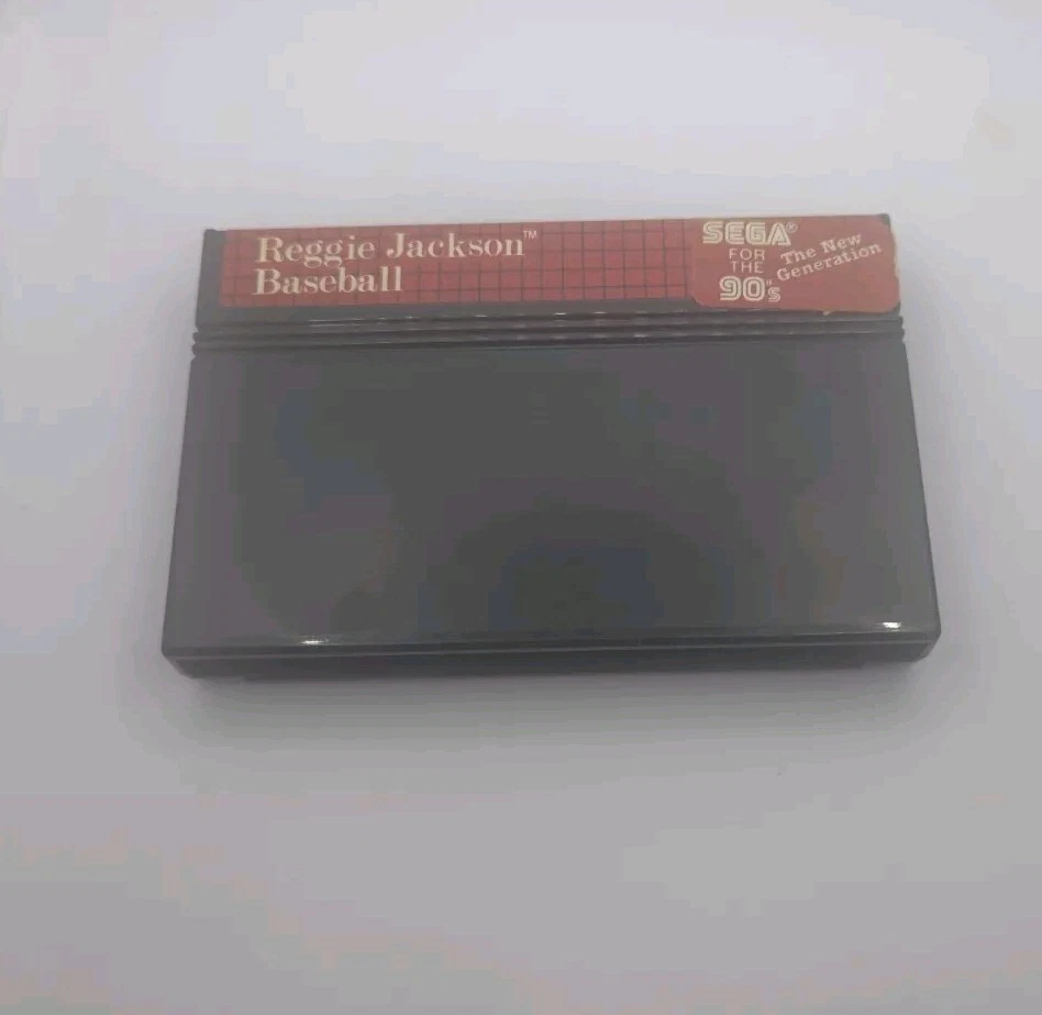Reggie Jackson Baseball (Sega Master System, 1988) with Case - Image 4 of 4