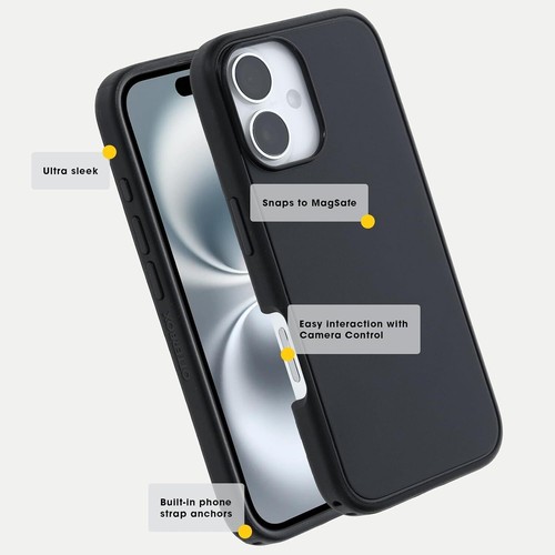 OtterBox iPhone 16 (Only) - Symmetry Clear Series+ Case - Snaps to MagSafe - Picture 72 of 78