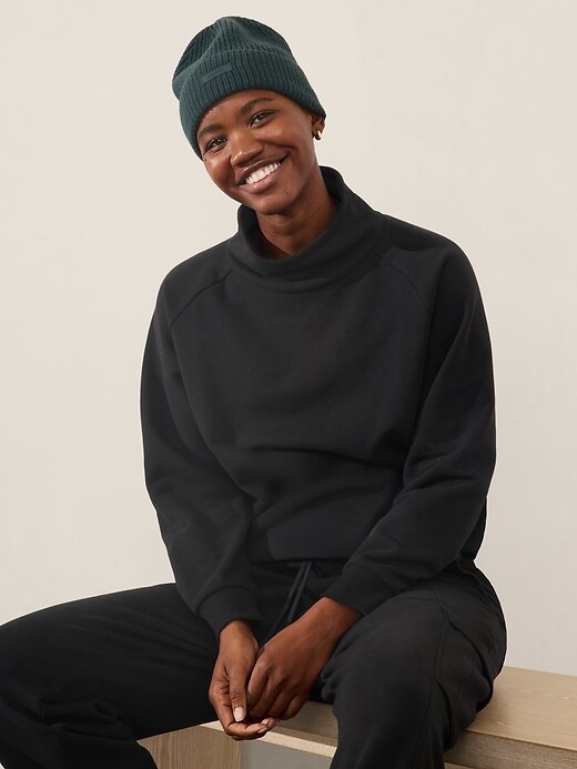 Athleta black 100% cashmere hat Coasting Bucket Hat | Athleta main image 4