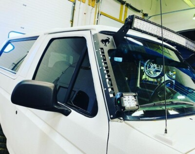 #ad Windshield Pillar Mount Brackets LED Light Bar FITS Bronco F150 F250 1980 1996 $129.00