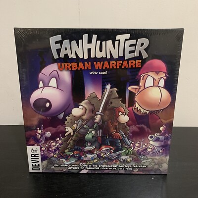 Fan Hunter Urban Warfare David Esbri FanHunter Board Game Devir BRAND NEW SEALED