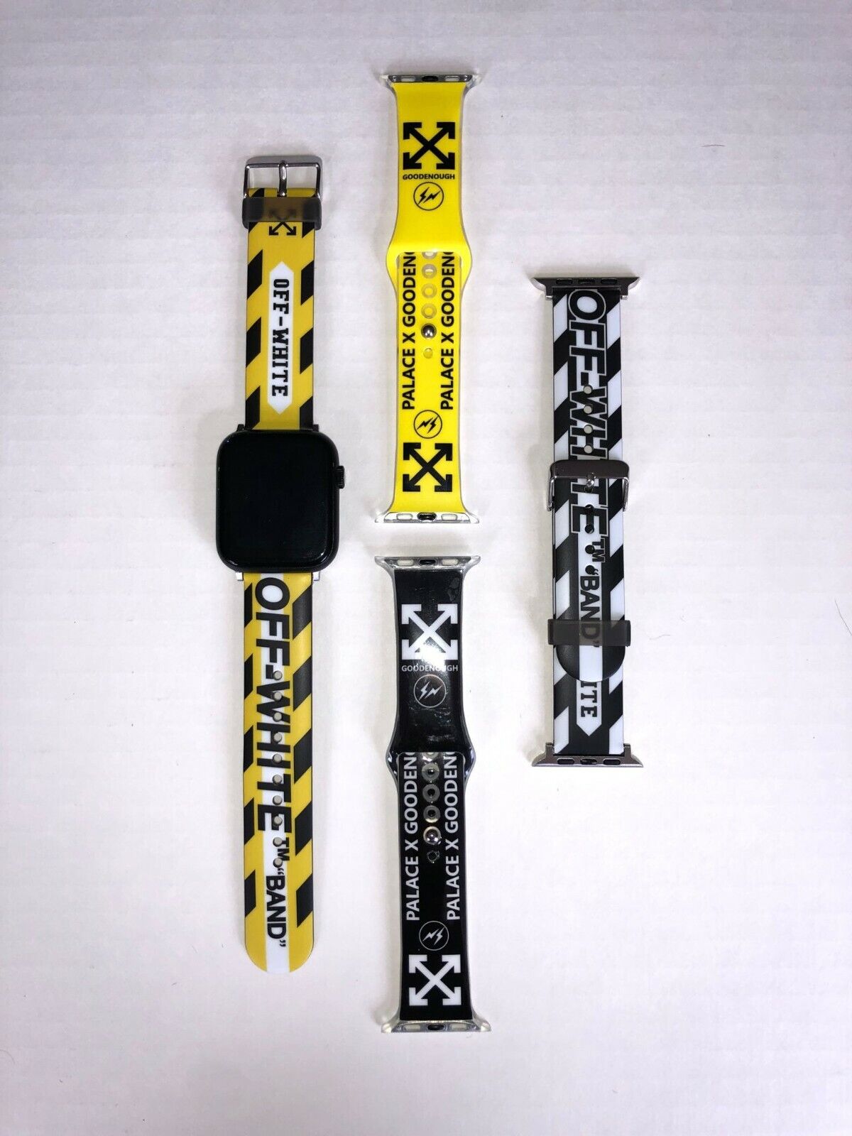 Off White Apple Watch Band 38/40mm 42/44mm PALACE X GOODENOUGH Band Wrist  Strap