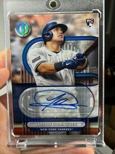 2024 Topps Tribute Blue Auto /150 Jasson Dominguez