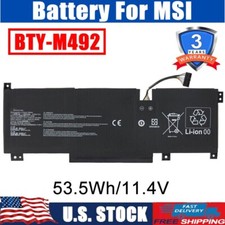 BTY-M492 Battery For MSI Pulse GL66 GL76 Katana GF66 Sword 15 A11U WF66 53.5Wh