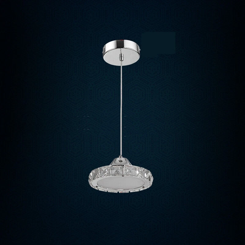 3X Crystal Lamp Bar Pendant Light Kitchen Chandelier Lighting Bar Ceiling Lights - Image 3 of 4